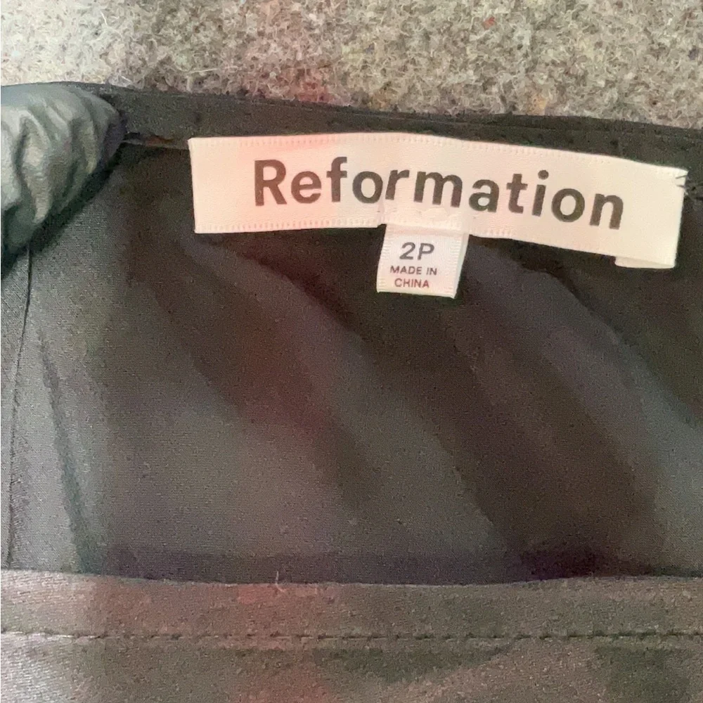 Reformation Black Midi Skirt - Picture 5 of 7